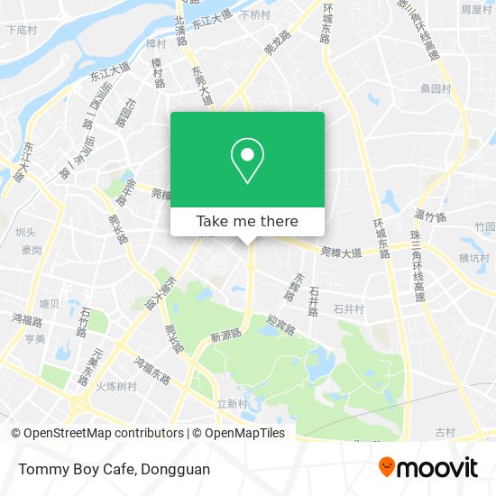 Tommy Boy Cafe map