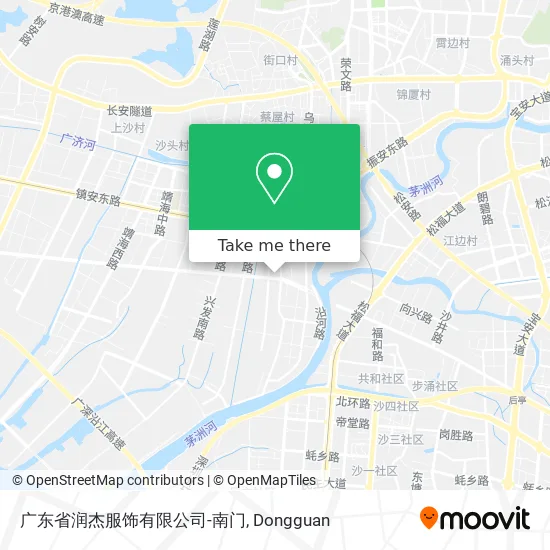 广东省润杰服饰有限公司-南门 map