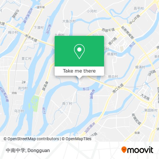中南中学 map