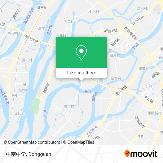 中南中学 map