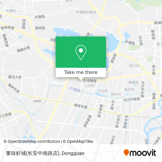 董味虾城(长安中南路店) map