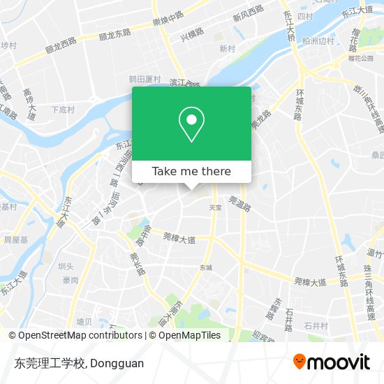 东莞理工学校 map