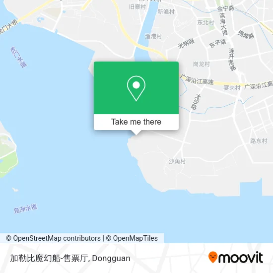 加勒比魔幻船-售票厅 map