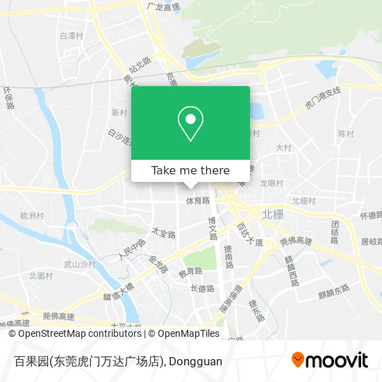 百果园(东莞虎门万达广场店) map