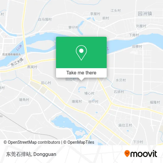 东莞石排站 map