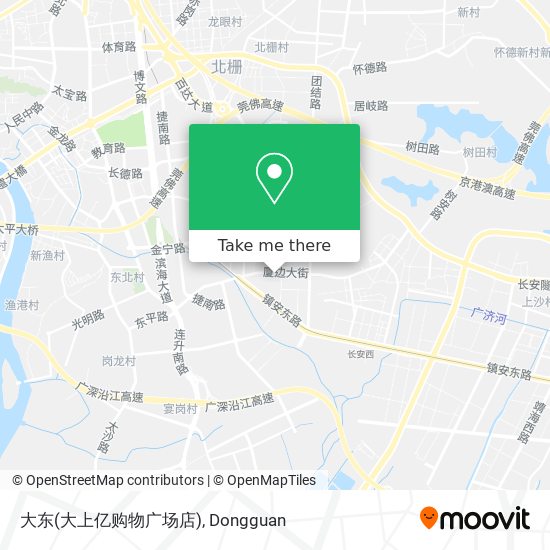 大东(大上亿购物广场店) map
