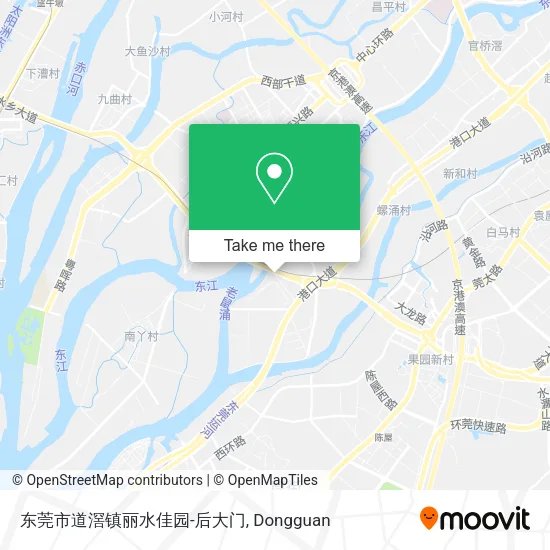 东莞市道滘镇丽水佳园-后大门 map