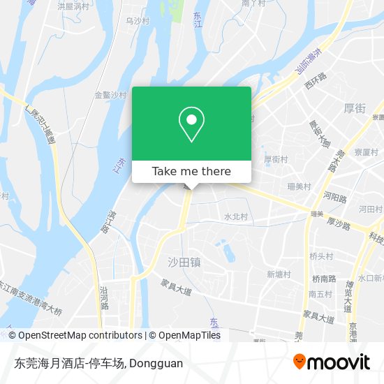 东莞海月酒店-停车场 map