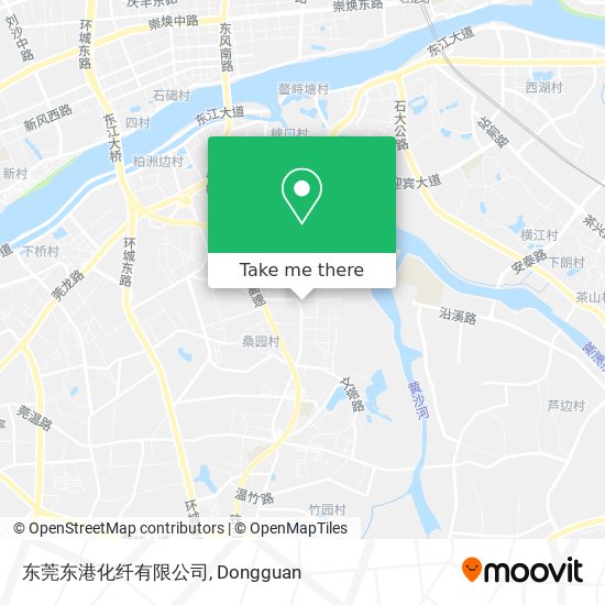 东莞东港化纤有限公司 map