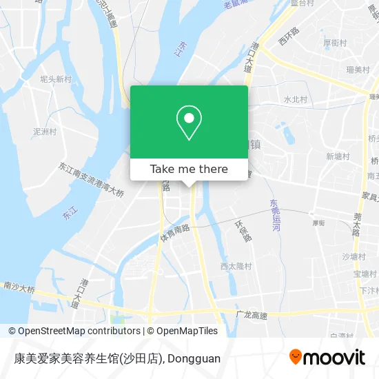 康美爱家美容养生馆(沙田店) map