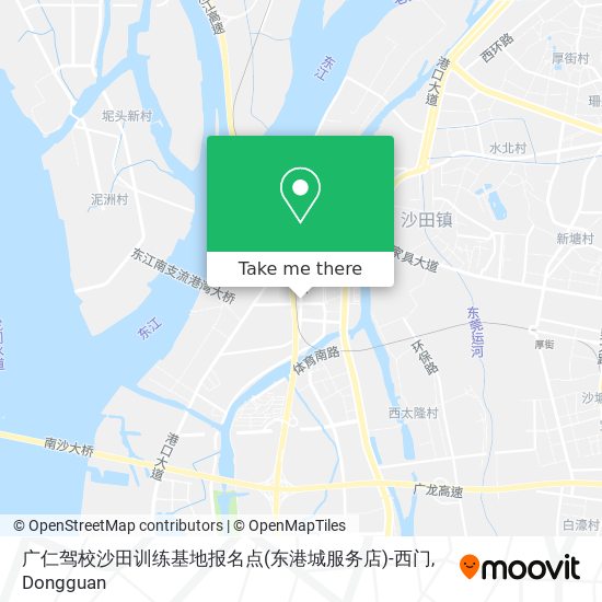 广仁驾校沙田训练基地报名点(东港城服务店)-西门 map