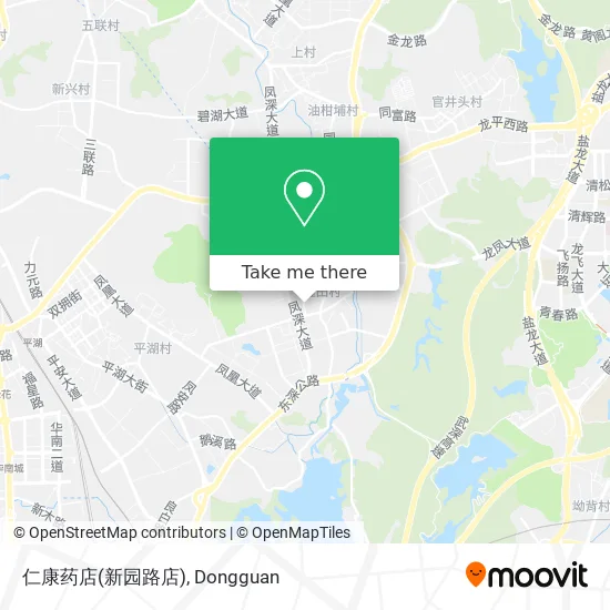 仁康药店(新园路店) map