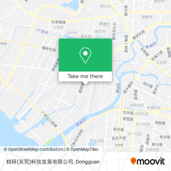 精研(东莞)科技发展有限公司 map