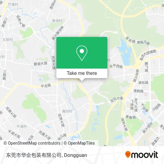 东莞市华企包装有限公司 map