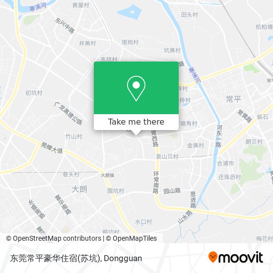 东莞常平豪华住宿(苏坑) map