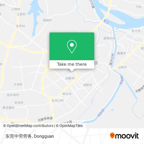 东莞中劳劳务 map