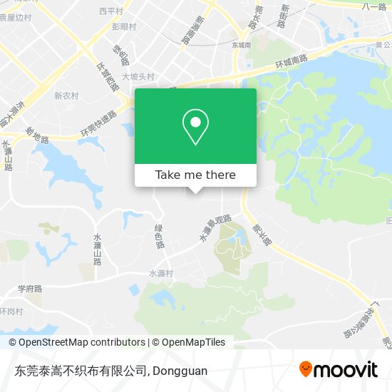 东莞泰嵩不织布有限公司 map