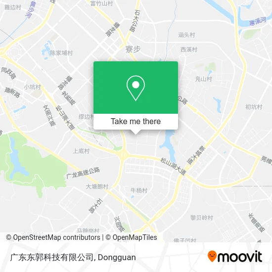 广东东郭科技有限公司 map