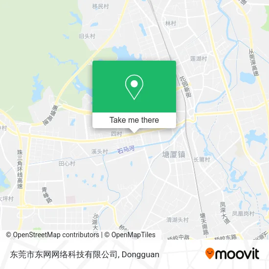 东莞市东网网络科技有限公司 map