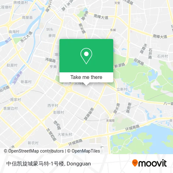 中信凯旋城蒙马特-1号楼 map