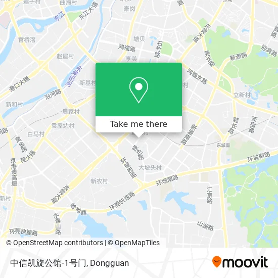 中信凯旋公馆-1号门 map