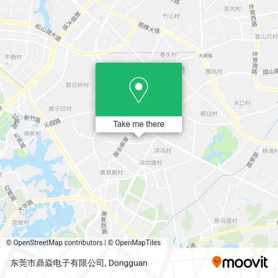 东莞市鼎焱电子有限公司 map