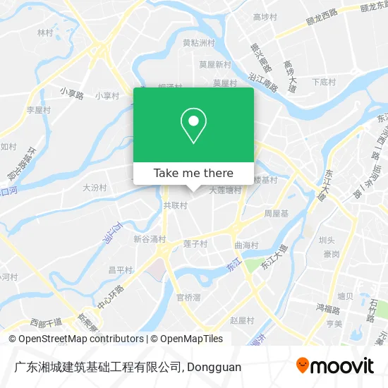 广东湘城建筑基础工程有限公司 map