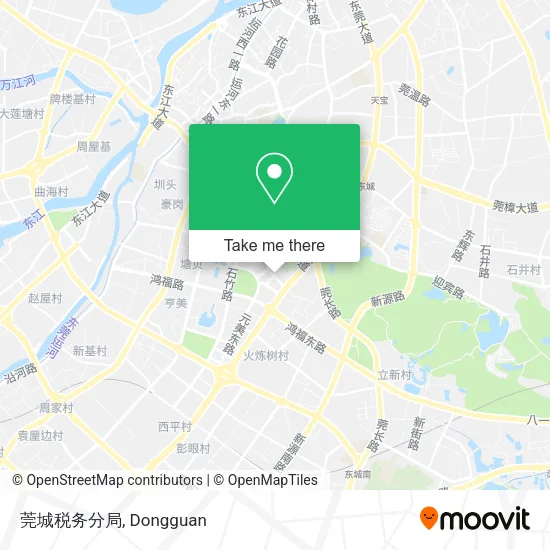 莞城税务分局 map