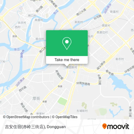 吉安住宿(赤岭三街店) map