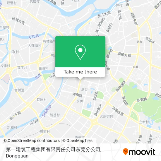 第一建筑工程集团有限责任公司东莞分公司 map