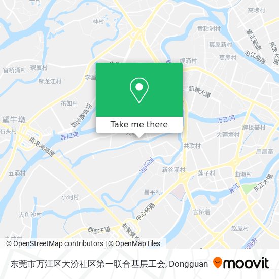 东莞市万江区大汾社区第一联合基层工会 map