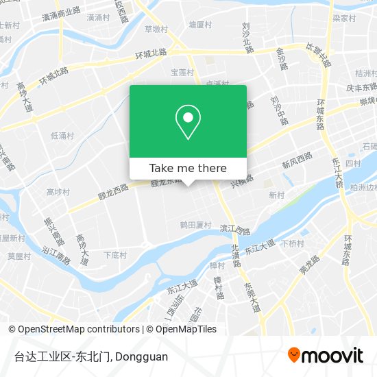 台达工业区-东北门 map