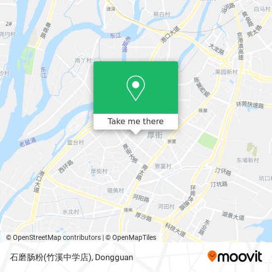 石磨肠粉(竹溪中学店) map