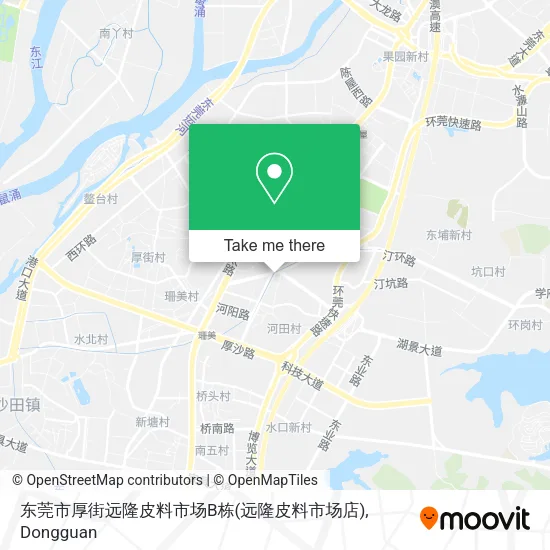 东莞市厚街远隆皮料市场B栋(远隆皮料市场店) map