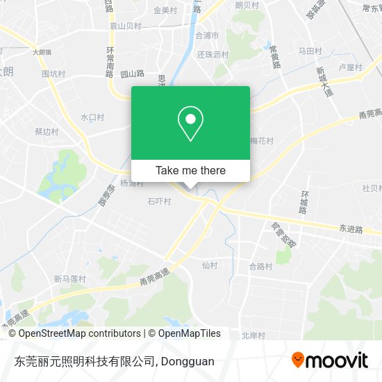 东莞丽元照明科技有限公司 map