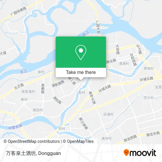 万客泉土酒坊 map