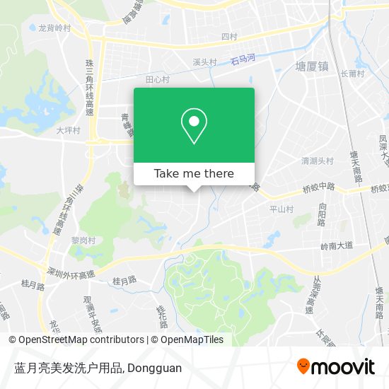 蓝月亮美发洗户用品 map