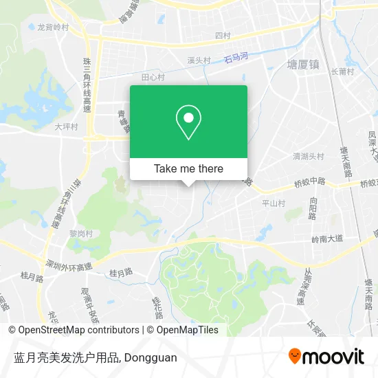 蓝月亮美发洗户用品 map