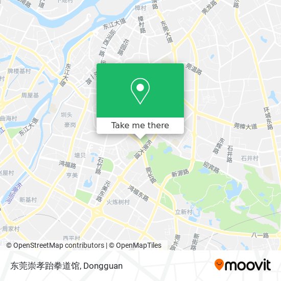 东莞崇孝跆拳道馆 map