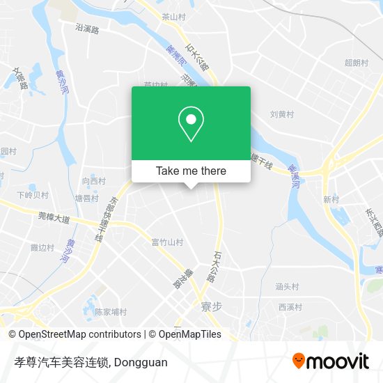 孝尊汽车美容连锁 map
