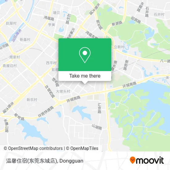 温馨住宿(东莞东城店) map