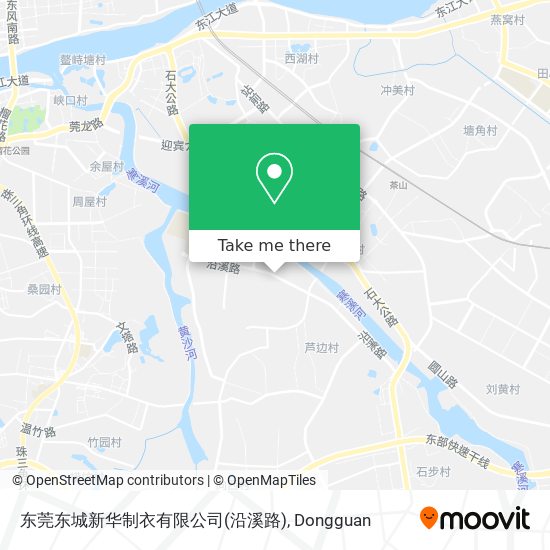 东莞东城新华制衣有限公司(沿溪路) map