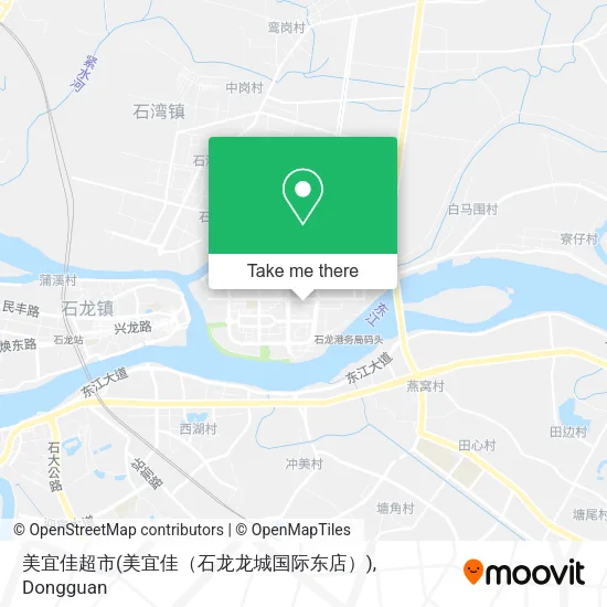 美宜佳超市(美宜佳（石龙龙城国际东店）) map
