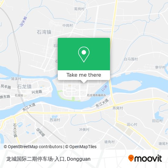 龙城国际二期停车场-入口 map