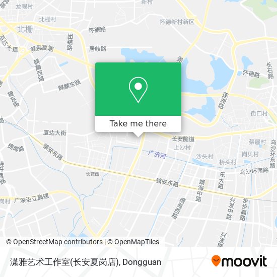 潇雅艺术工作室(长安夏岗店) map