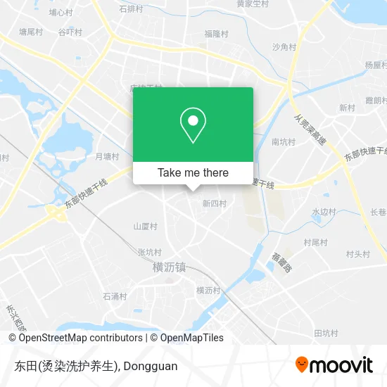 东田(烫染洗护养生) map