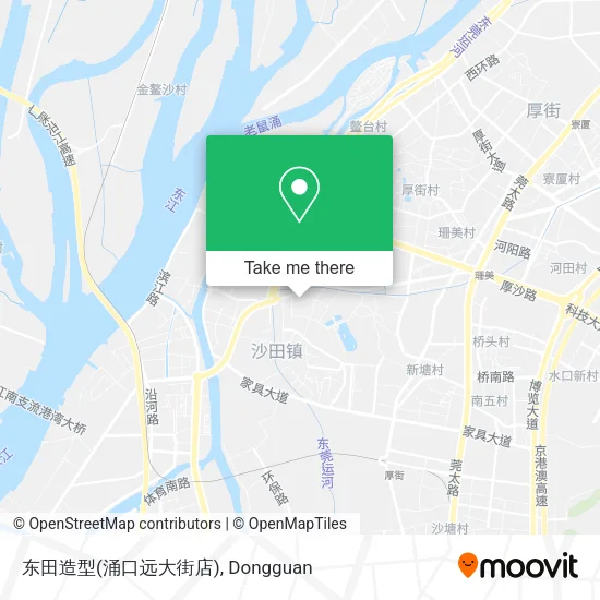 东田造型(涌口远大街店) map