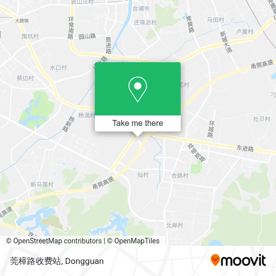 莞樟路收费站 map
