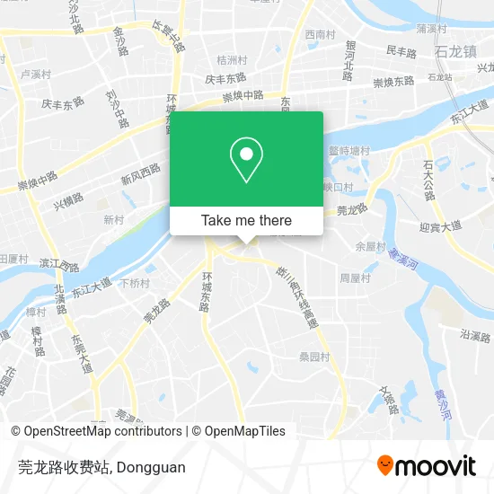 莞龙路收费站 map
