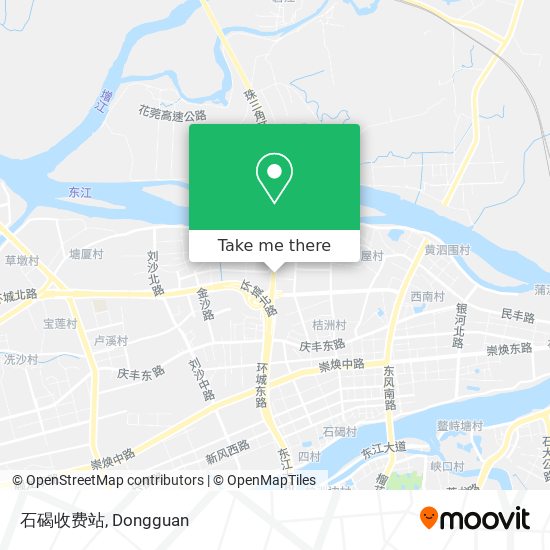 石碣收费站 map
